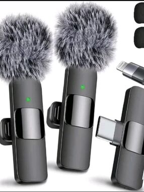 NEW Leettus Lavalier Wireless Microphone for iPhone, Android, YouTube, TikTok